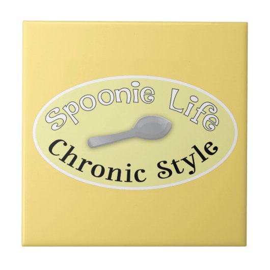 Carreau Style Spoonie - Jaune doux (Devant)