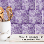 Carreau Style tendance Simple Aquarelle Marbre violet