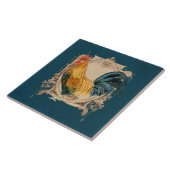 Carreau Style vintage Pays Français Rustique Barne Rooster (Côté)