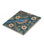 Carreau Style William Morris Face droite Bluebird Bird (Côté)