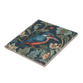 Carreau Style William Morris Face droite Kingfisher Bird (Côté)