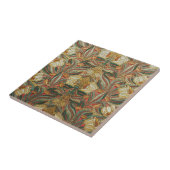 Carreau Style William Morris Rose Vert Botanique (Côté)