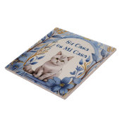 Carreau Su Casa est Ma Maison - Drôle d'Humour de Chat Esp (Côté)