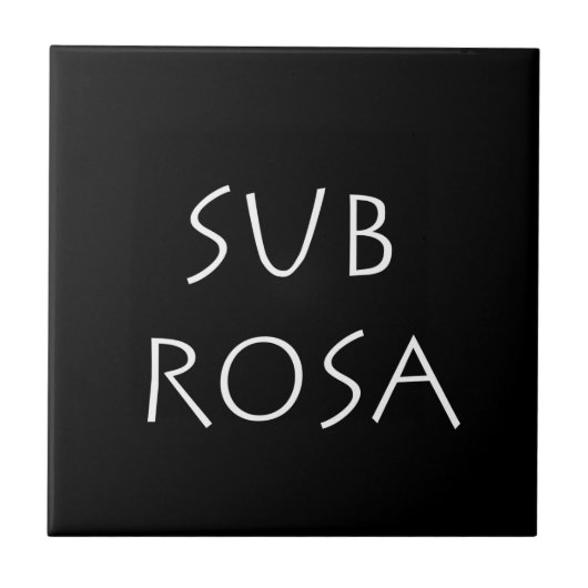 Carreau Sub Rosa (Devant)