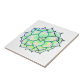 Carreau Succulent vert (Côté)