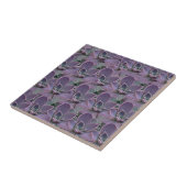 Carreau Succulente violette (Côté)