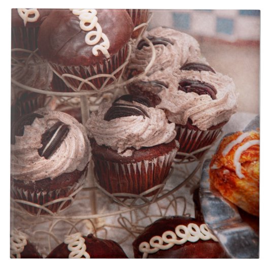 Carreau Sucré - Cupcake - Montagne de cupcakes (Devant)
