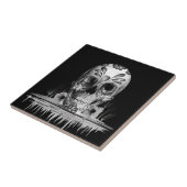 Carreau Sucre tiré, crâne de fonte de sucre (Côté)