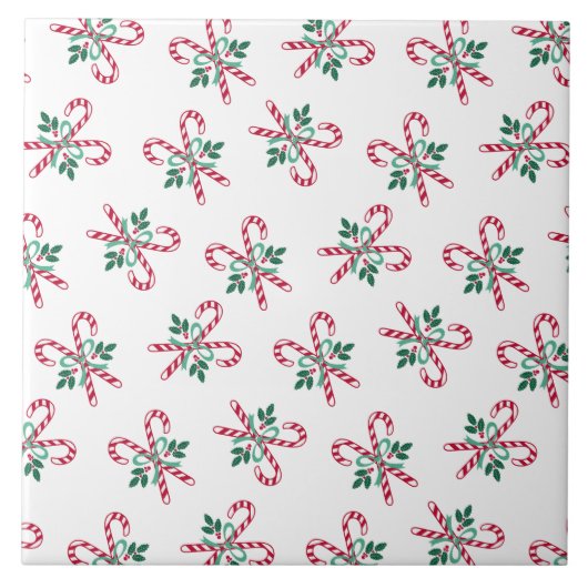 Carreau sucres de canne de Noël rétro (Devant)