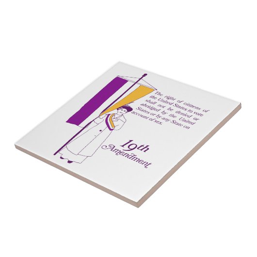 Carreau Suffrage féminin (Côté)