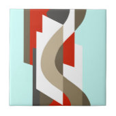 Carreau SUISSE : Art déco Moderne : Bureau d'années '60, (Devant)