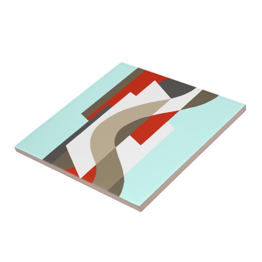 Carreau SUISSE : Art déco Moderne : Bureau d'années '60, (Côté)