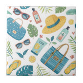 Carreau Summer Beach Essentials Pattern (2) (Devant)
