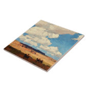 Carreau « Summer Cloud » Art occidental par Edgar Payne (Côté)