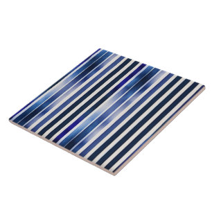 Carreau Summer Popular Navy Blue Boat Stripes Collection