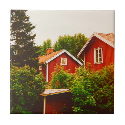 Carreau Summer's day in Dalarna (Devant)