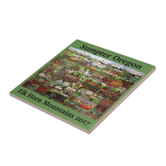 Carreau Sumpter, tuile 2 de l'Oregon (Côté)