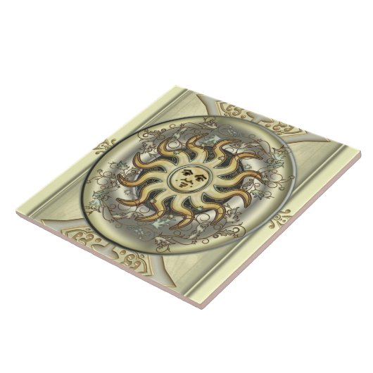 Carreau Sun céleste (Côté)