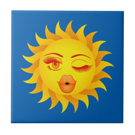 Carreau Sun Emoji (Devant)