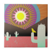 Carreau Sun et Cactus du désert (Devant)