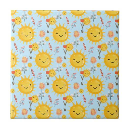 Carreau Sun Pattern (Devant)