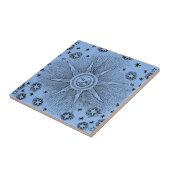 Carreau Sun Stars Antique Nuit Ciel Médiéval Zodiac (Côté)