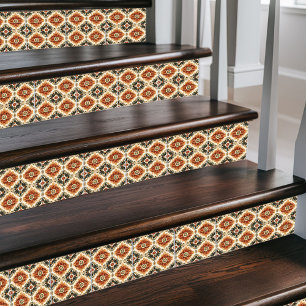 Carreau Sunburst marocain rustique - Terracotta & Crème