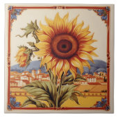 Carreau Sunflower méditerranéenne (Devant)