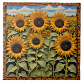 Carreau Sunflowers Beautiful Trendy Collection (Devant)