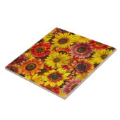 Carreau Sunflowers Motif sans couture (Côté)