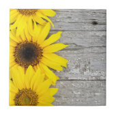 Carreau Sunflowers on table (Devant)