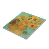 Carreau Sunflowers par Vincent Van Gogh (Côté)