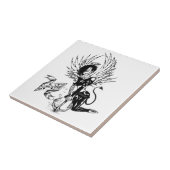 Carreau Sunken Love - Punk Rock Pin-Up Tattoo (Côté)