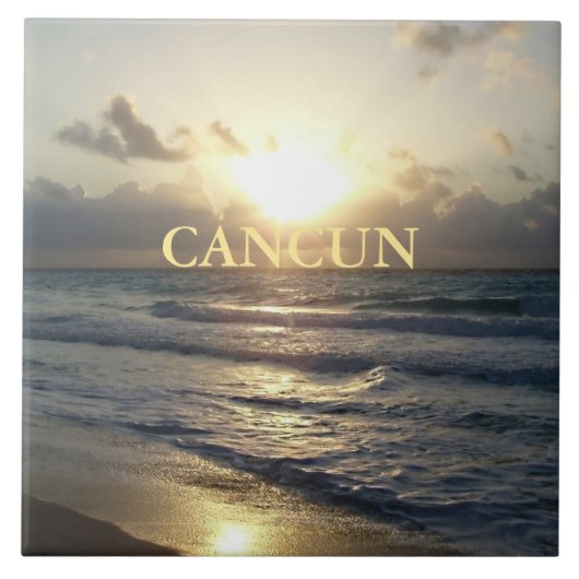 Carreau Sunrise de Cancun (Devant)