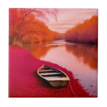 Sunrise de la rivière Rouge