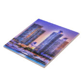 Carreau Sunrise de Miami Skyline (Côté)