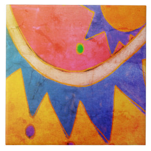 Carreau Suns peinture numérique Abstraite