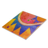 Carreau Suns peinture numérique Abstraite (Côté)