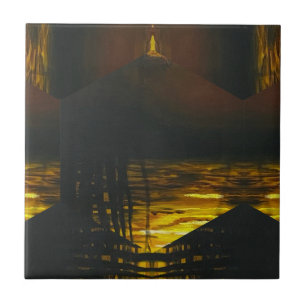 Carreau Sunset Magic Abstrait