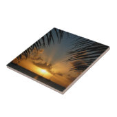 Carreau Sunset Through Palm Fronds (Côté)