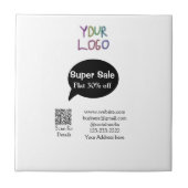 Carreau super-vente escompte d'entreprise numérisation cod (Devant)