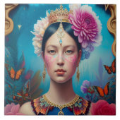 Carreau Superbe portrait princesse (Devant)