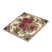 Carreau Superbes cépages d'antiquités c1890 Repro couleurs (Côté)