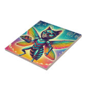 Carreau Superstar de l'Héros alimentaire des insectes chat (Côté)