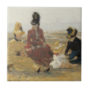 Carreau Sur la plage, Trouville 1887
