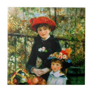 Carreau Sur la terrasse de Renoir