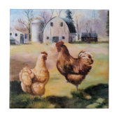 Carreau Sur la tuile de ferme (Devant)