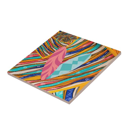 Carreau Surf aventure colorée (Côté)