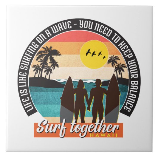 Carreau Surf ensemble - Garder votre solde (Devant)