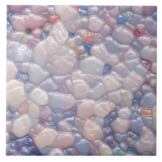 Carreau Surface de galets 3D (Devant)